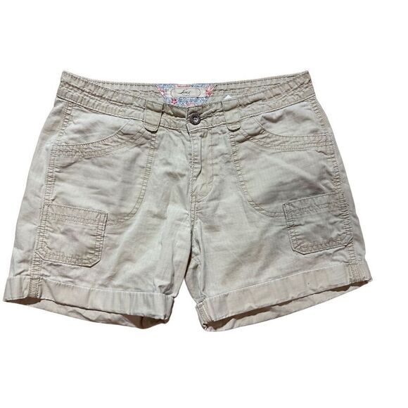 Levi’s women’s khaki cargo shorts sz 8 vintage - Picture 1 of 7